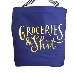 Emily‎ McDowell Printed Shoulder Tote Humorous Reusable Gusseted Eco Bag New